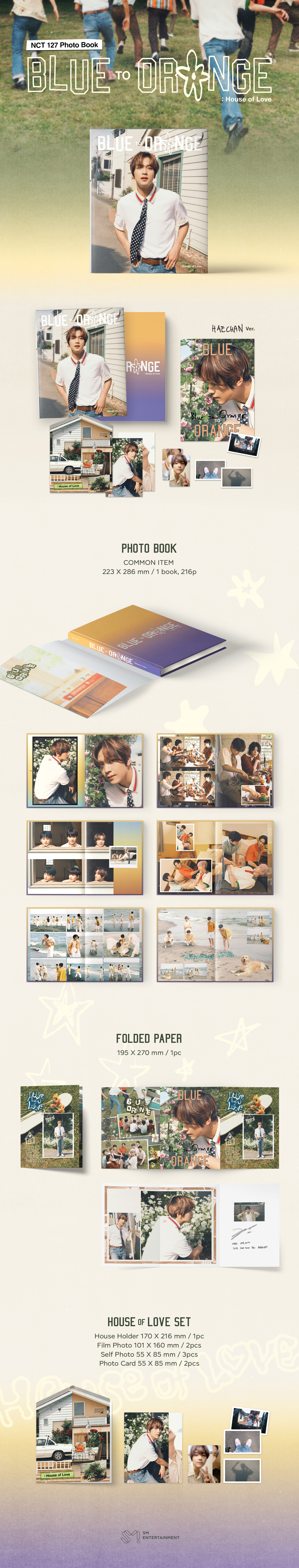 NCT 127 PHOTOBOOK ヘチャン jp.ktown4u.com : [HAECHAN] NCT 127 PHOTO BOOK [BLUE TO ORANGE]